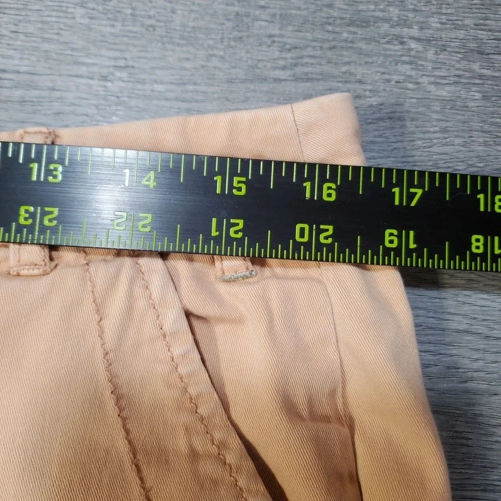 Sundance Always In Style Chino Pants Women 6 Tan Cotton Stretch Casual Coastal